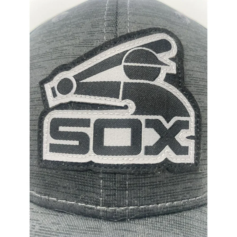 NEW ERA CHICAGO WHITE‎ SOX CLUBHOUSE 39THIRTY HAT GRAY STRETCH FLEX CAP M/L NEW